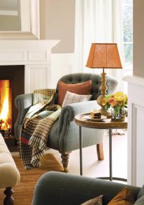 decoración textiles otoño